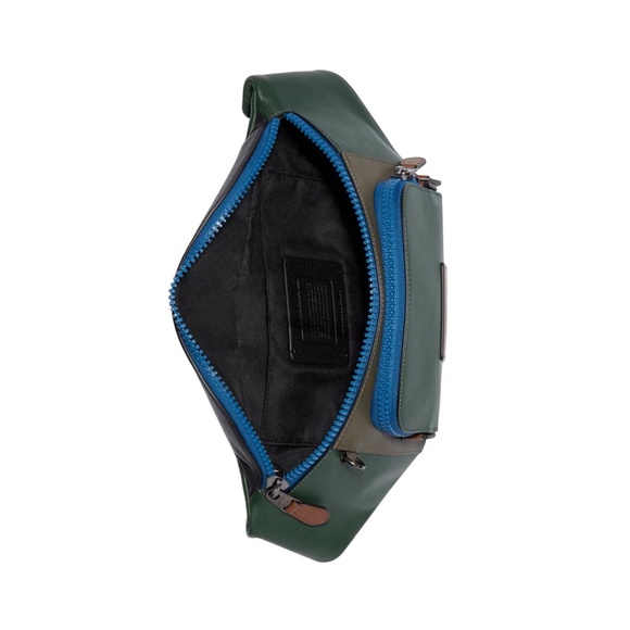 Coach Men's Track Belt Bag In Colorblock - Picture 3 of 4
